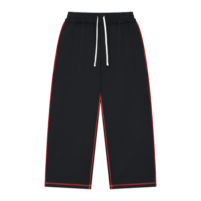 Raw Edge Topstitch Sweatpants