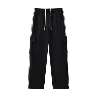 Side Stripe Straight-Leg Pants