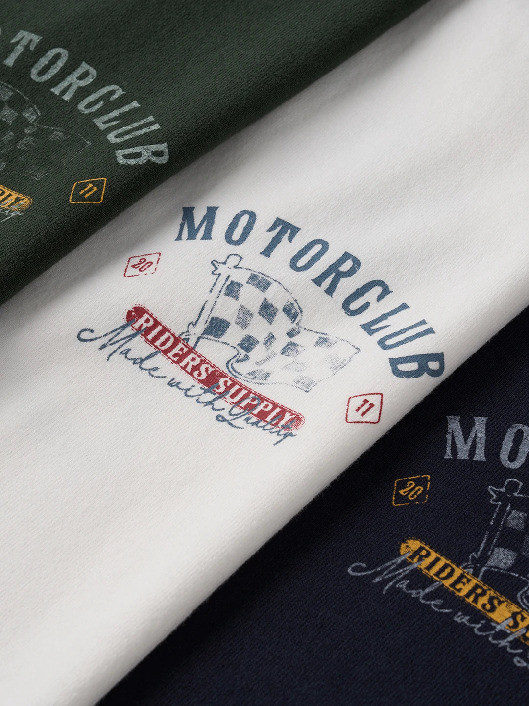 T-shirt graphique ample en coton épais