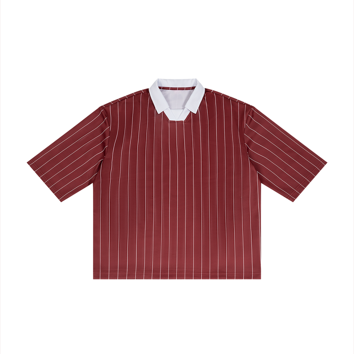 Pinstripe Collared Soccer Jersey