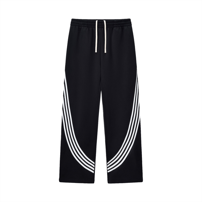 Curved Stripe Track Pants