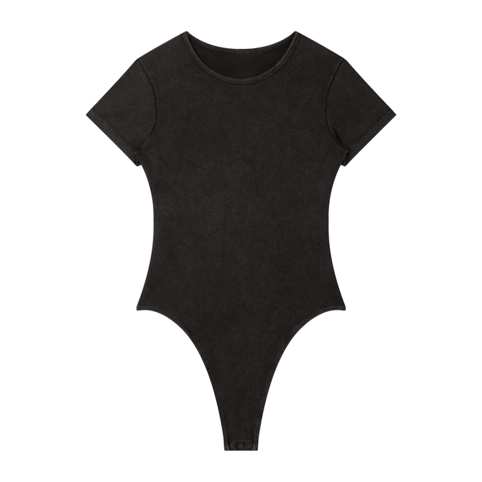 Mineral Wash Crewneck Bodysuit