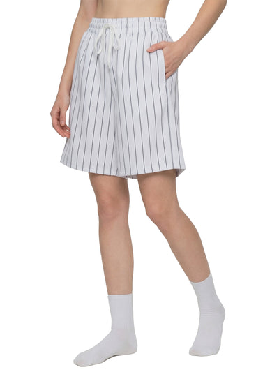 Striped Loose Fit Shorts