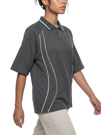 Raglan Piping Polo Shirt