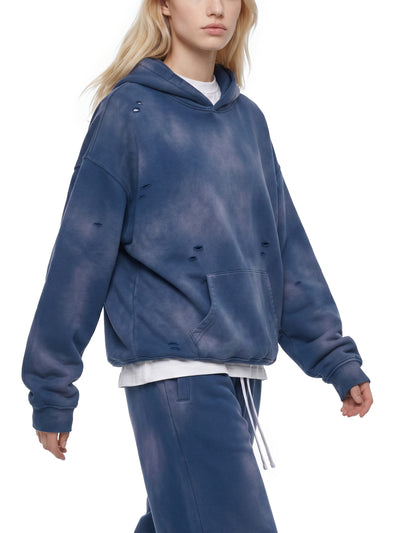 Sunfade Frayed Fleece Hoodie