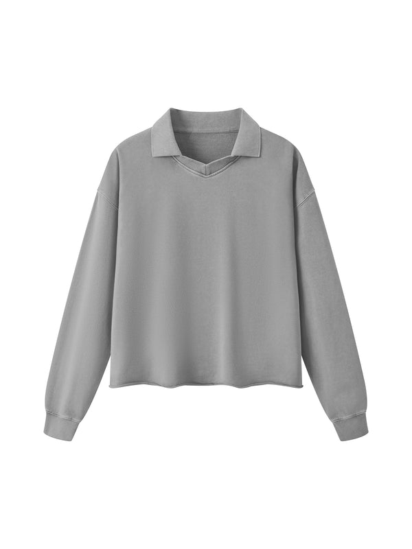Mineral Wash Pullover Sweatshirt