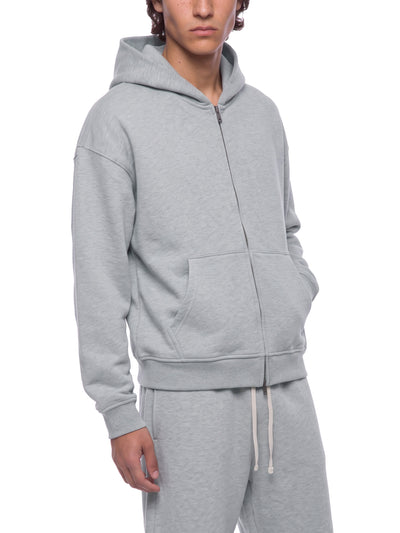 Heavyweight Cotton Boxy Zip Hoodie