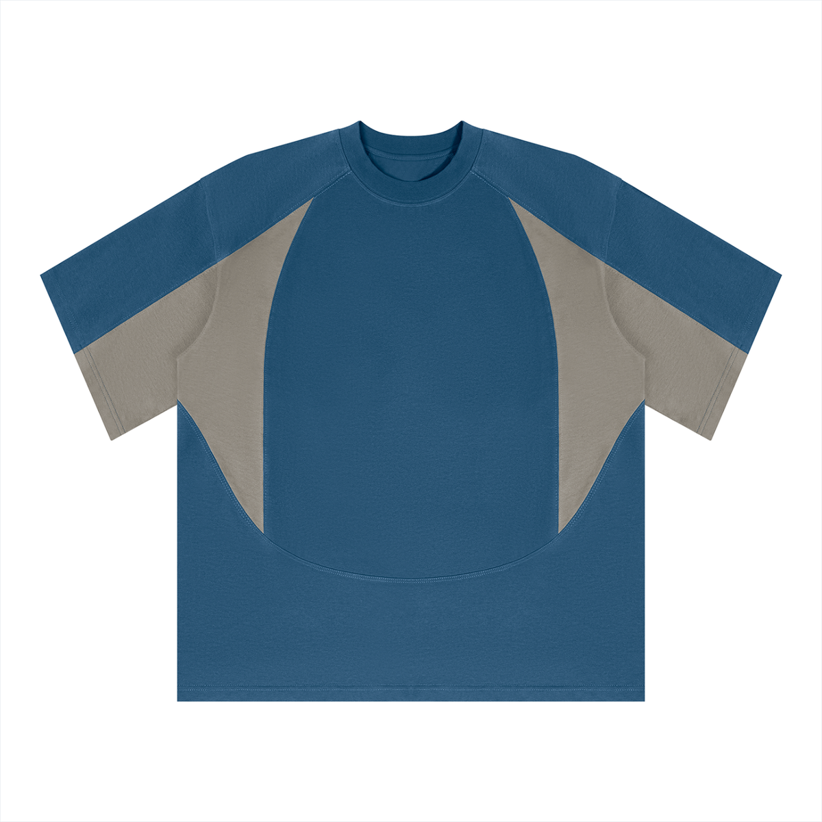 Navy Blue with Gray