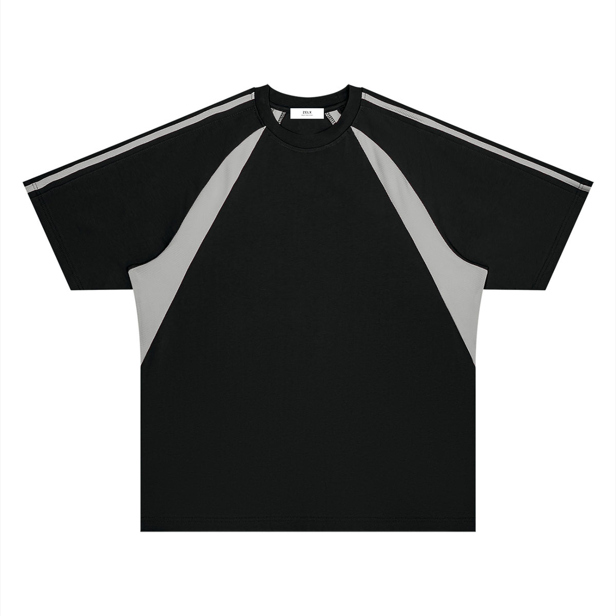 Black with Gray