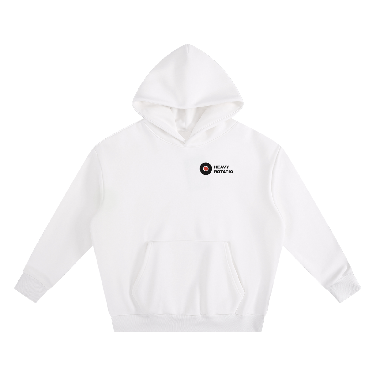 Heavy Rotation Heavyweight Hoodie – White – front