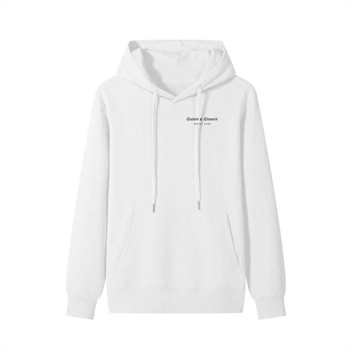 Saints & Sinners Hoodie – Lucent White – front