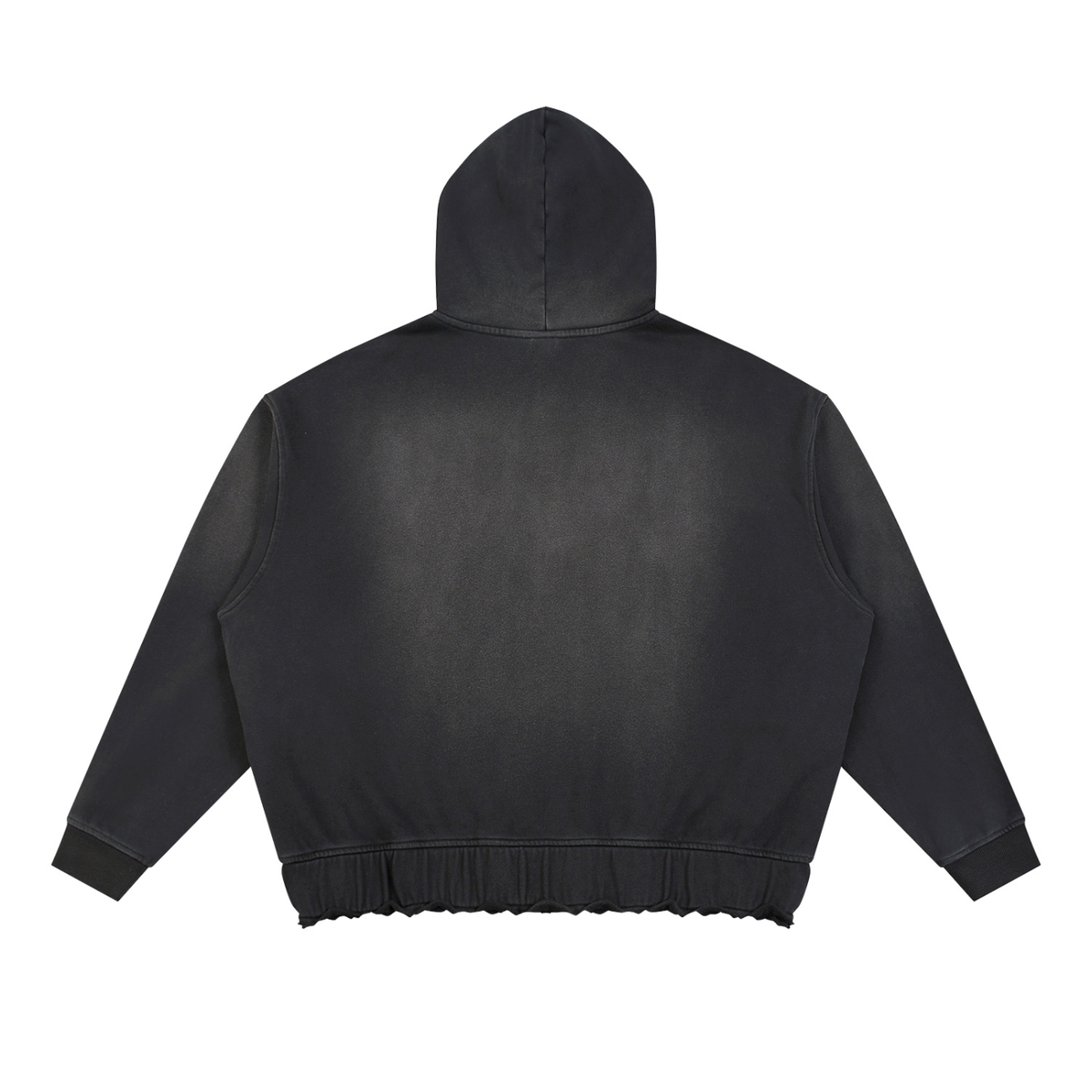 Sunfade Ripped Boxy Hoodie