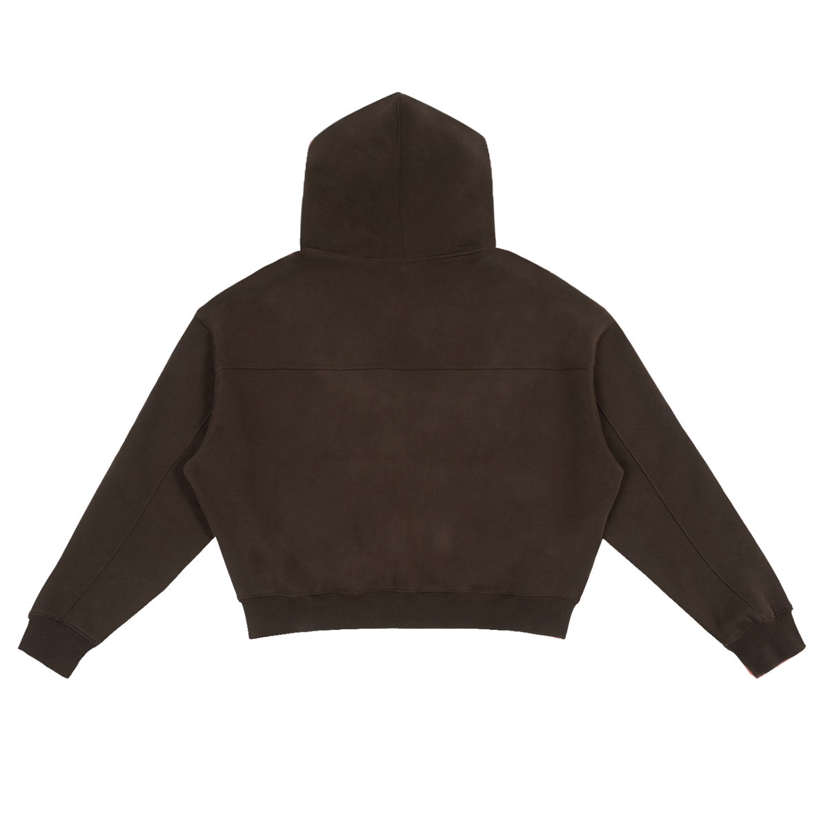 Coast to Coast Fleece Zip Hoodie – Brown – back
