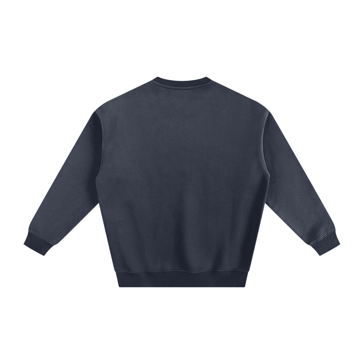 Heavy Hearts Fleece Sweatshirt – Navy Blue – back