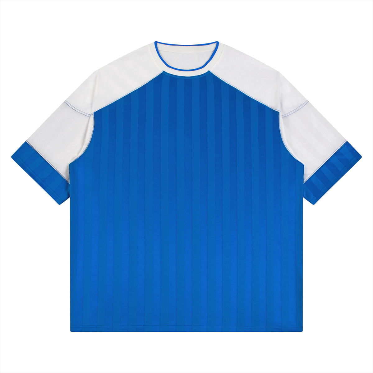 Blue with White