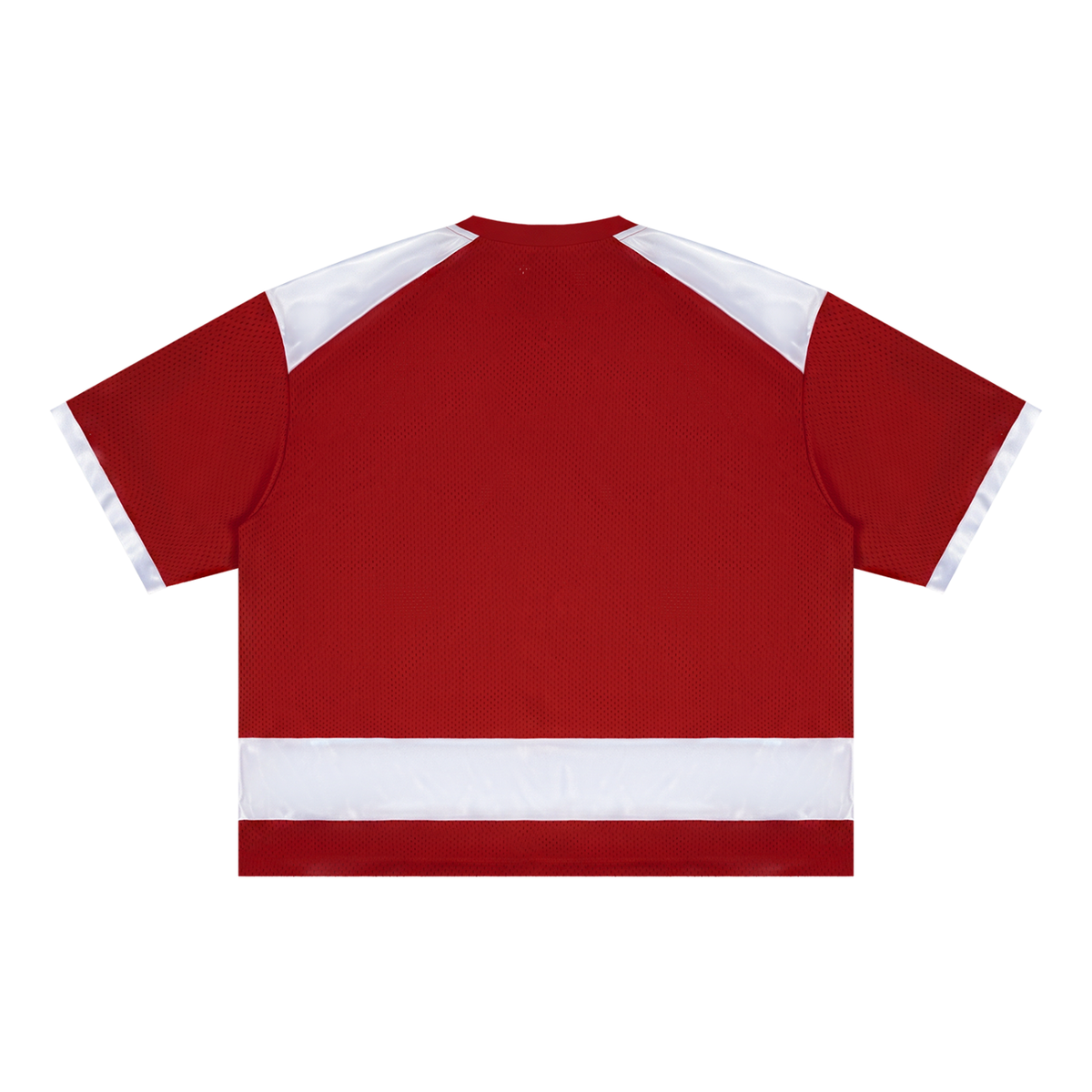 Red with White back