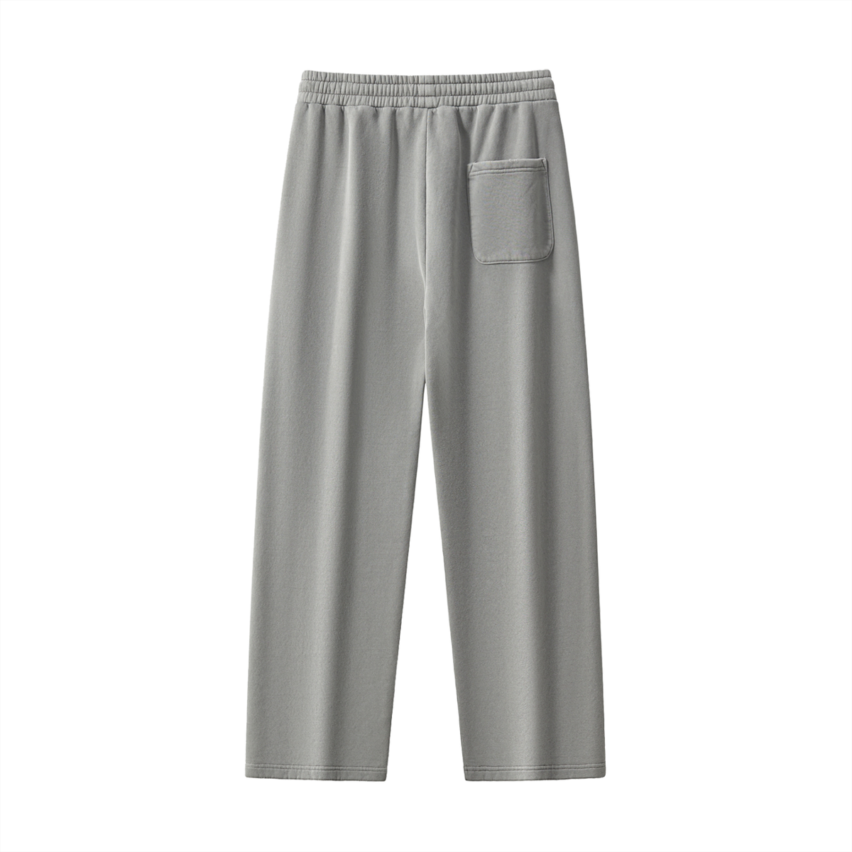 Riviera Social Fleece Sweatpants – Light Gray – back