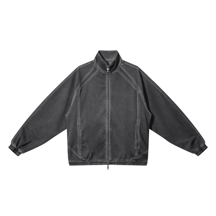 Vintage Wash Mesh Track Jacket