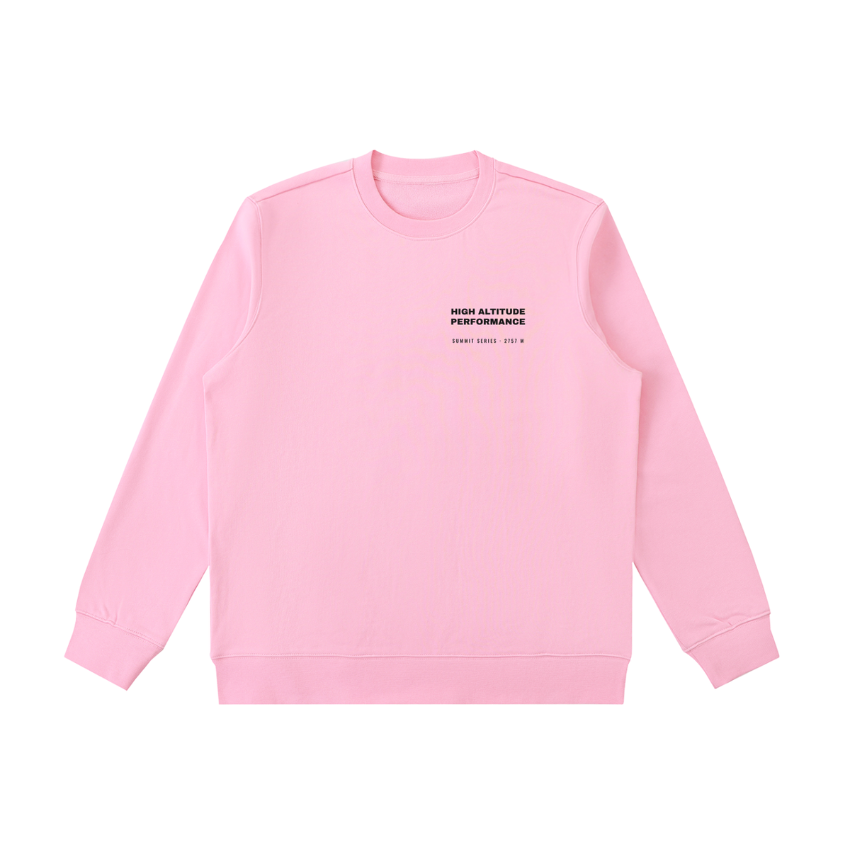 High Altitude Heavyweight Sweatshirt – Pink – front