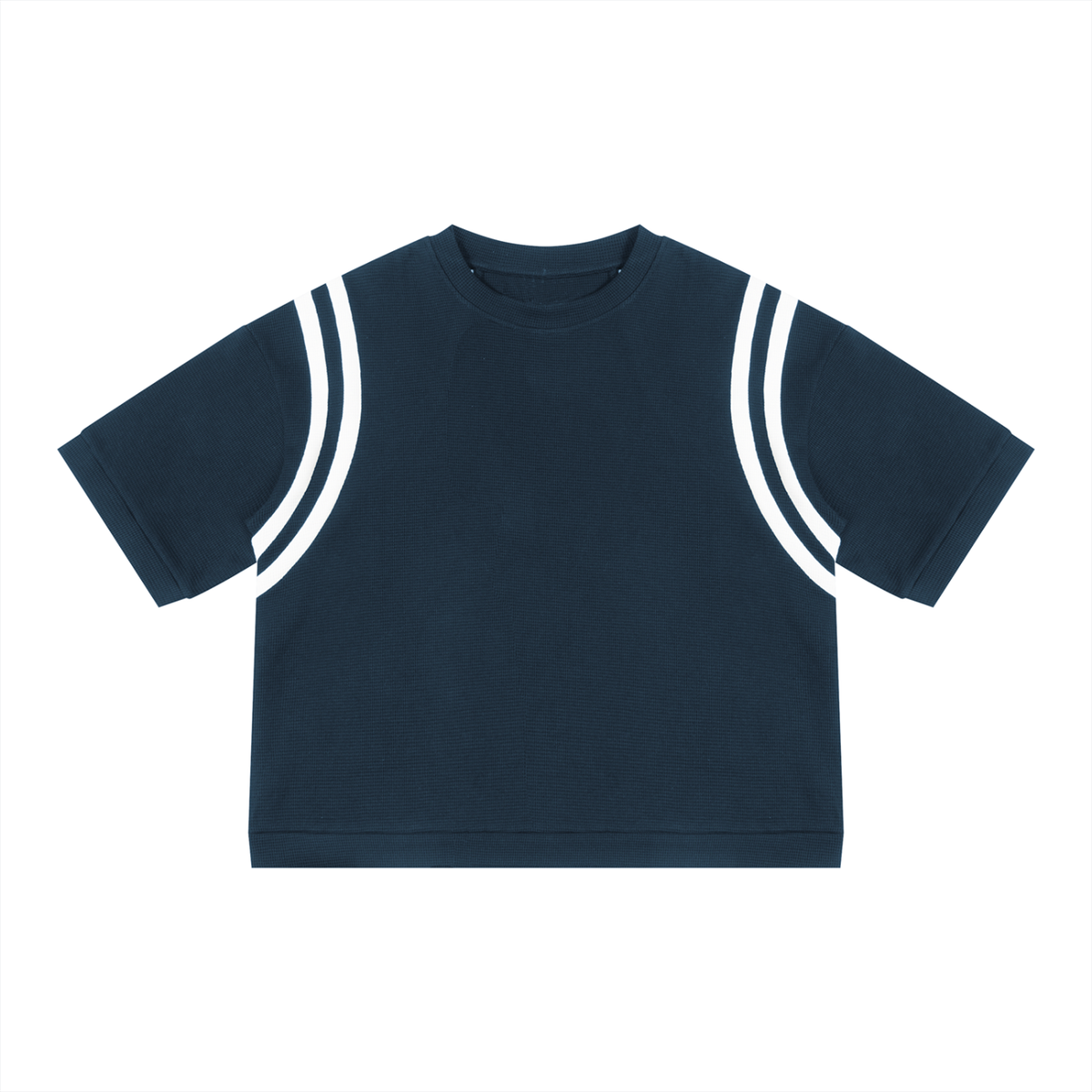 Navy Blue with White