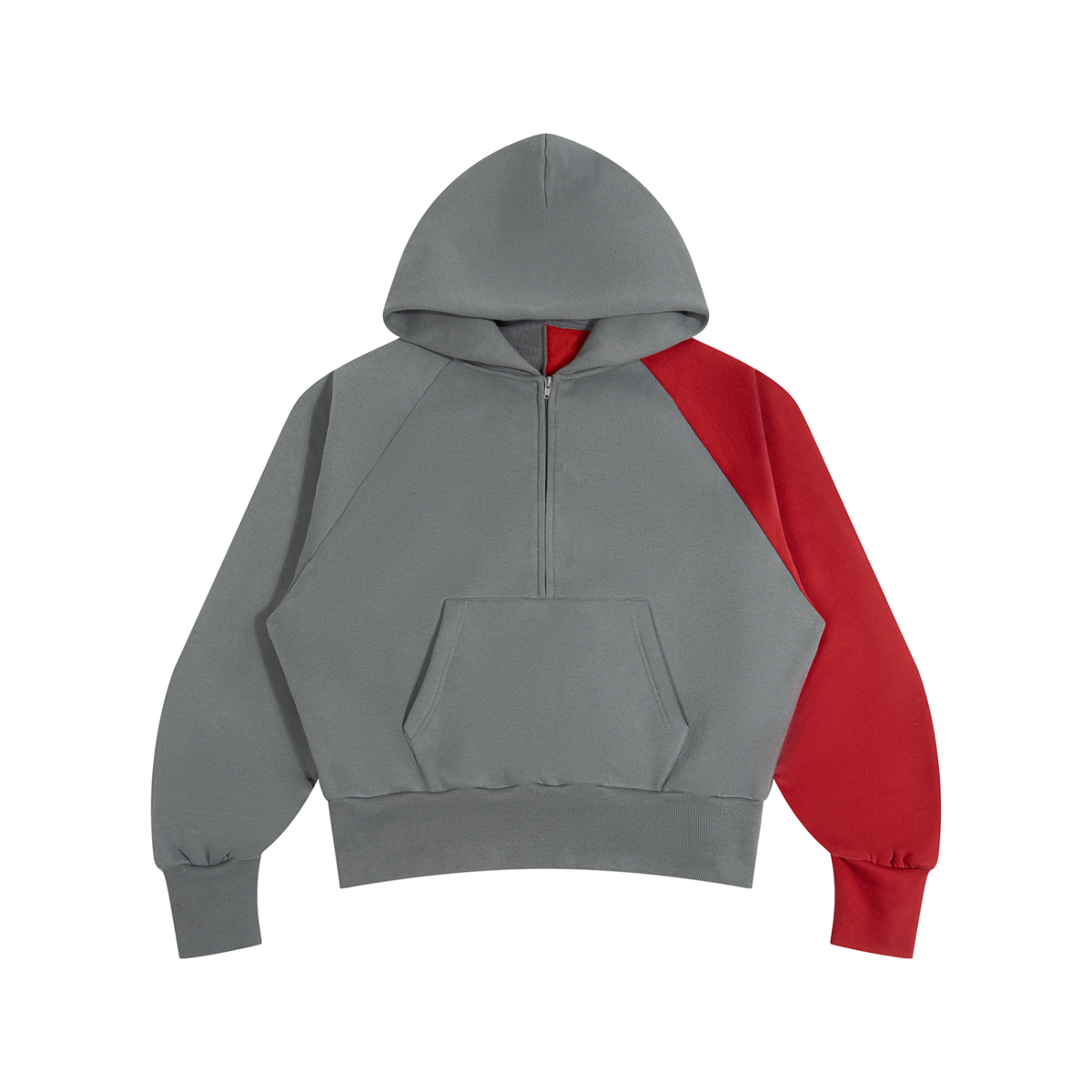 Dark Gray with Red