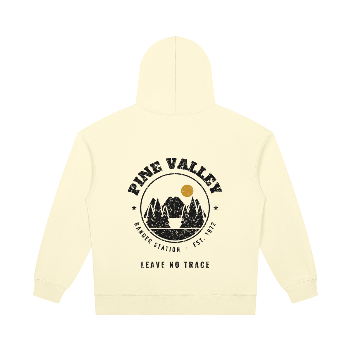 Pine Valley Heavyweight Hoodie – Apricot – back