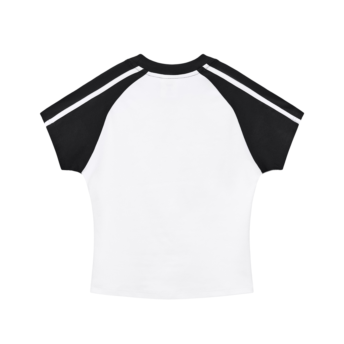 White with Black back