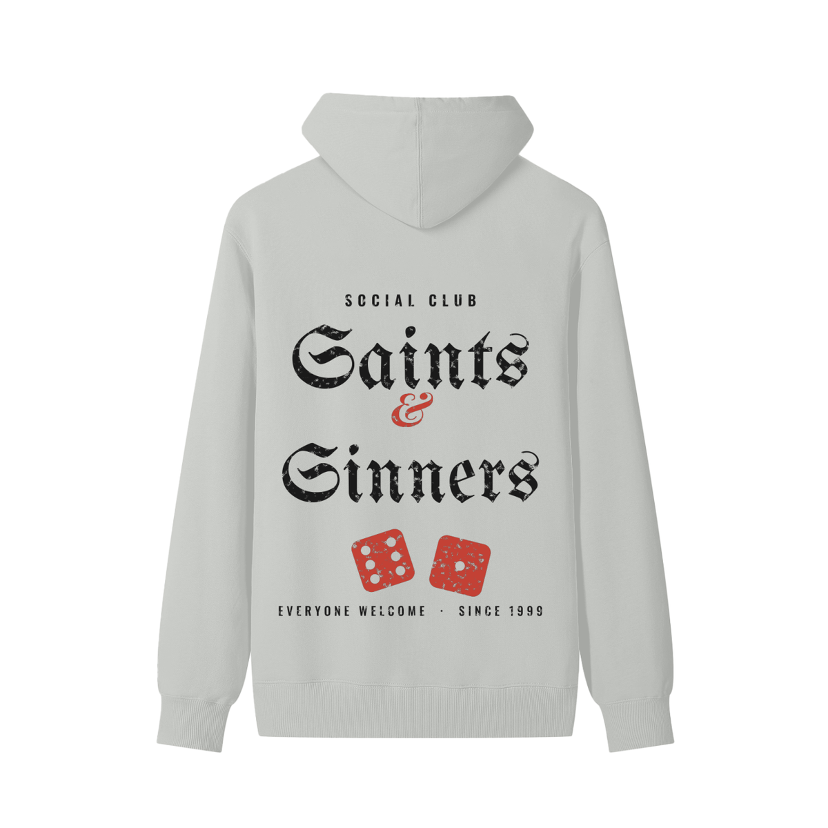 Saints & Sinners Hoodie – Hemp Ash – back