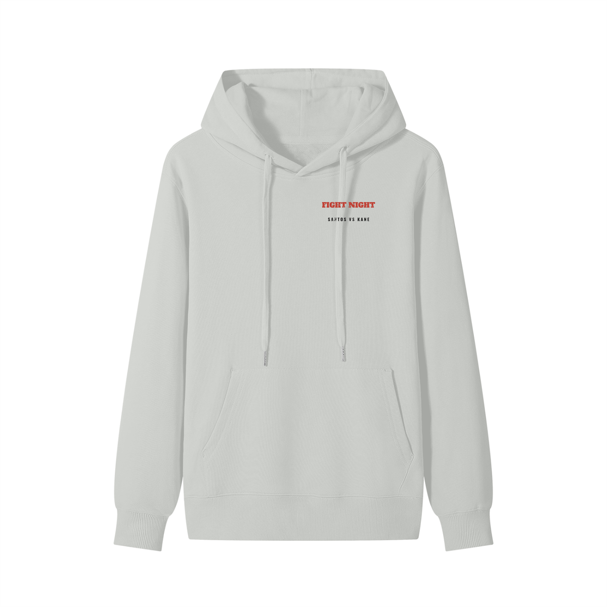 Fight Night Hoodie – Hemp Ash – front