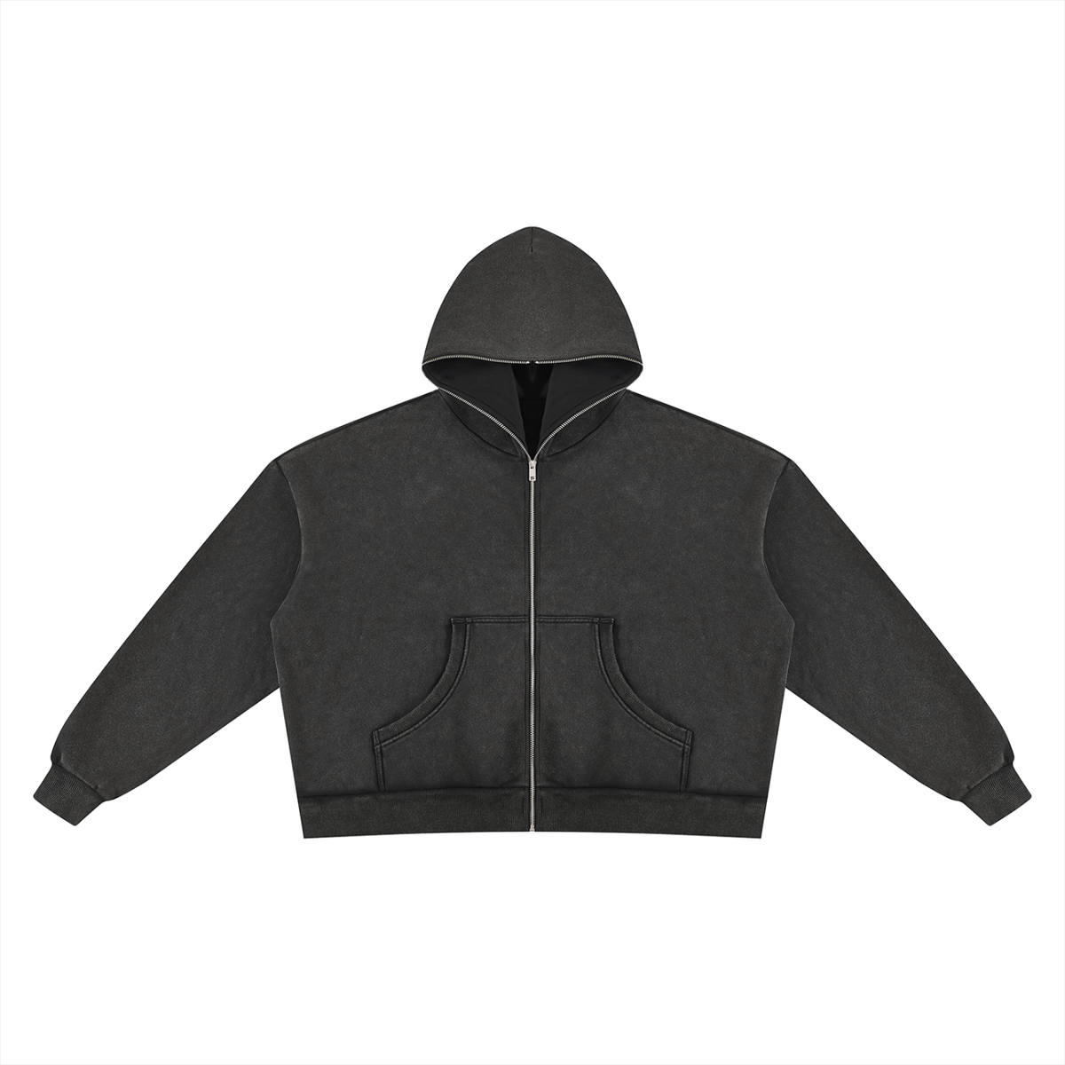 Vintage Wash Fleece Boxy Hoodie