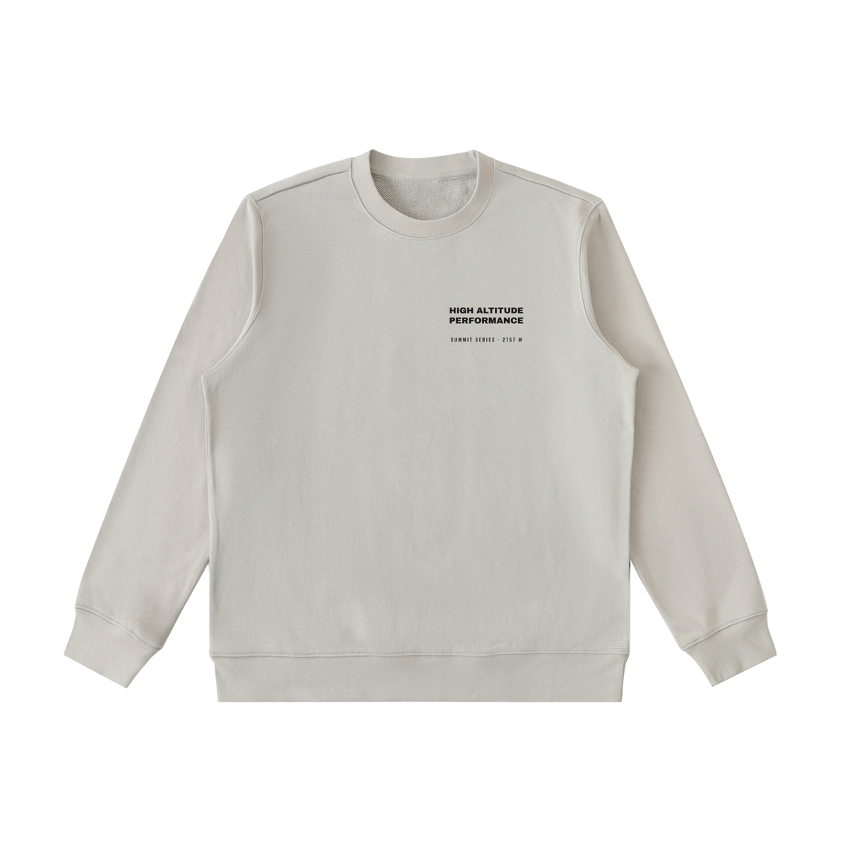 High Altitude Heavyweight Sweatshirt – Light Gray – front
