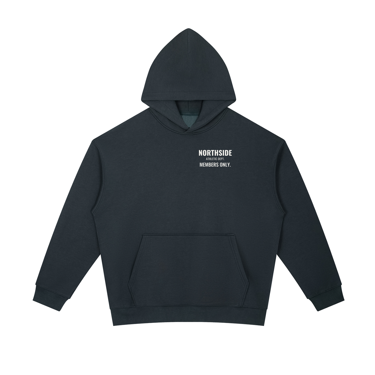Northside Heavyweight Hoodie – Navy Blue – front