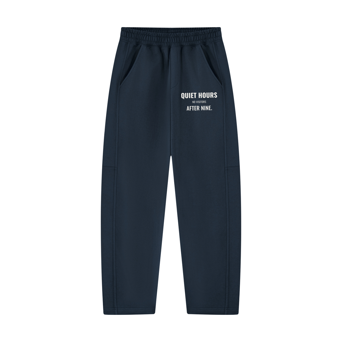 Quiet Hours Sweatpants – Navy Blue – front