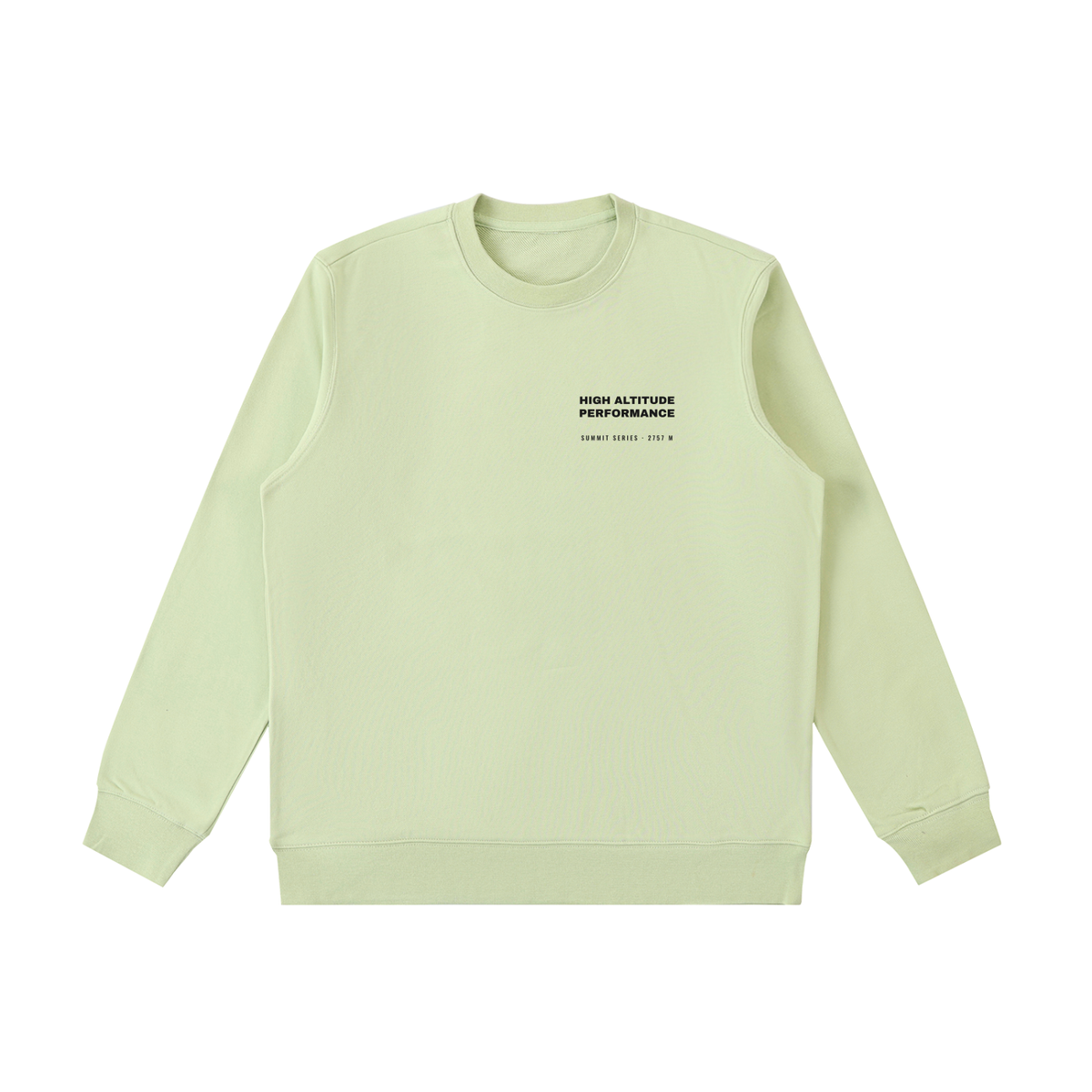High Altitude Heavyweight Sweatshirt – Light Green – front
