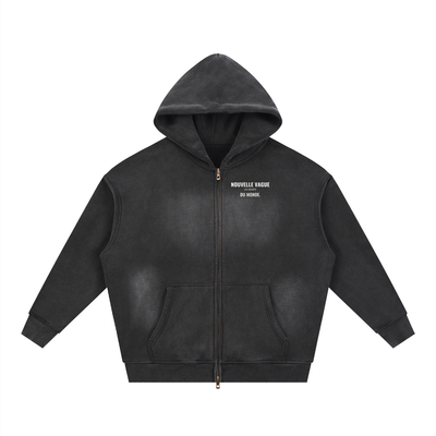 Nouvelle Vague Boxy Zip Hoodie