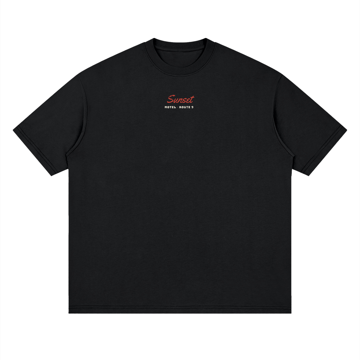 Sunset Motel Drop Shoulder Tee