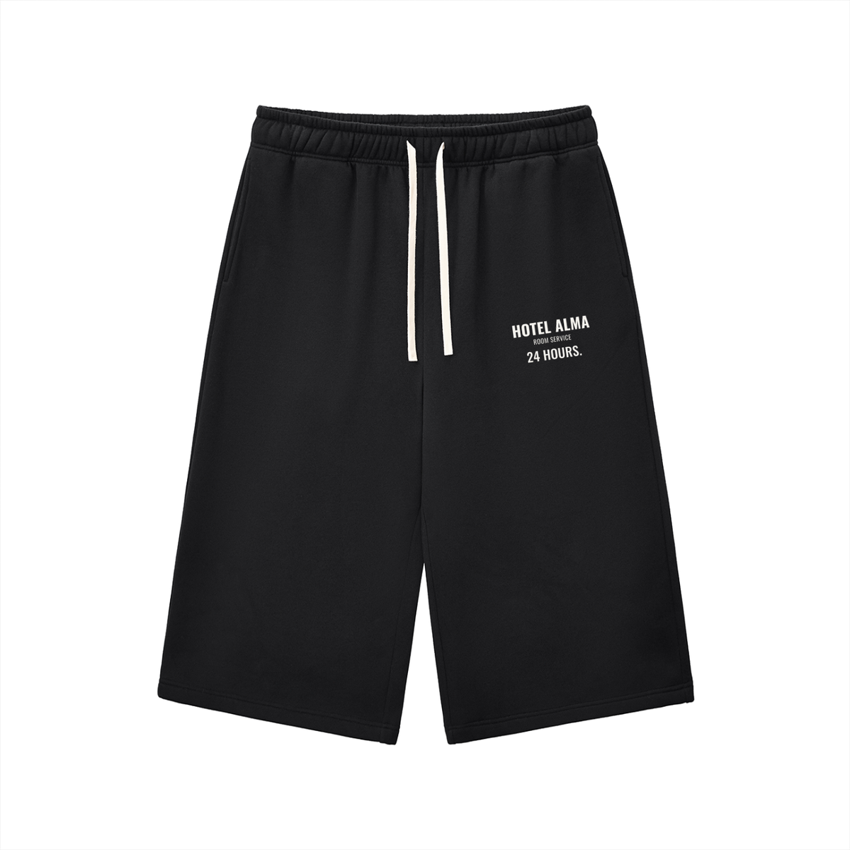 Hotel Alma Sweatpants – Black – front