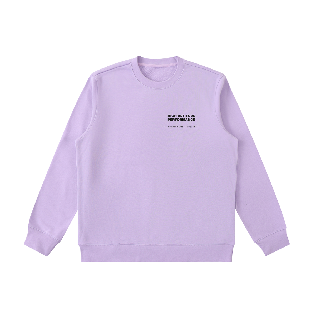 High Altitude Heavyweight Sweatshirt – Light Purple – front