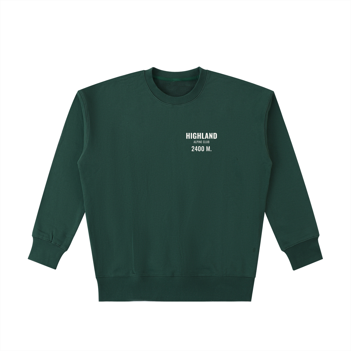 Highland Heavyweight Sweatshirt – Retro Green – front