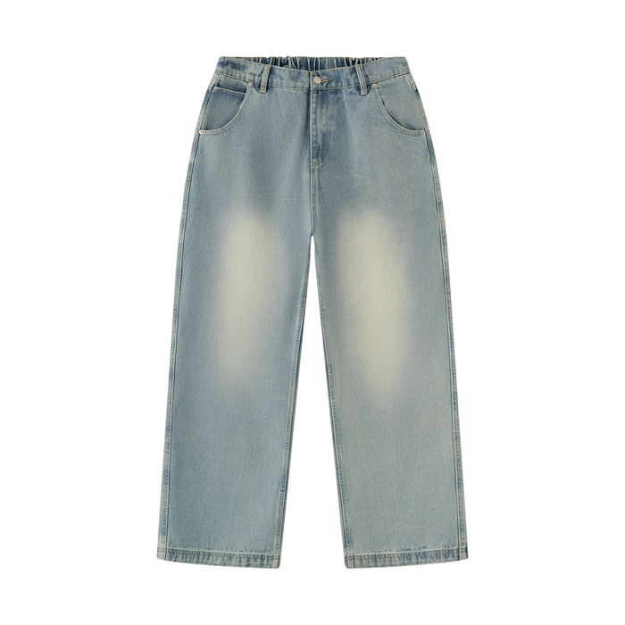 Vintage Wash Denim Jeans