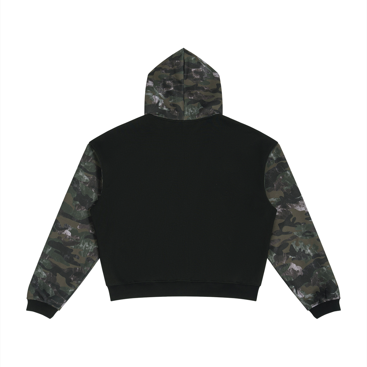 Black with Green Camo back