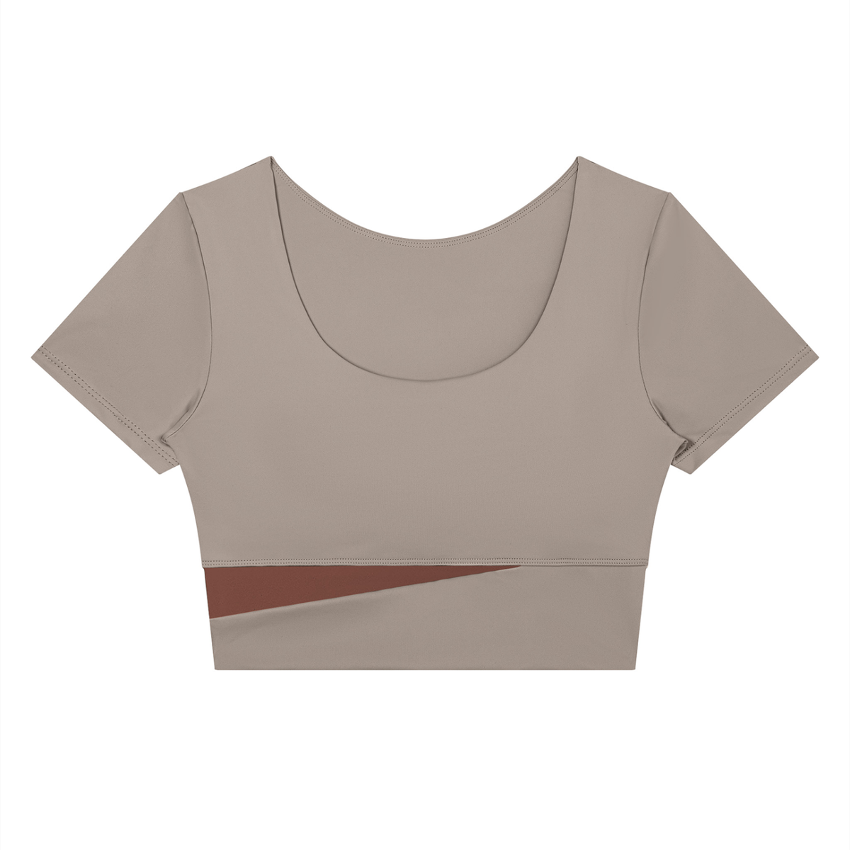 Gray Purple with Brick Red