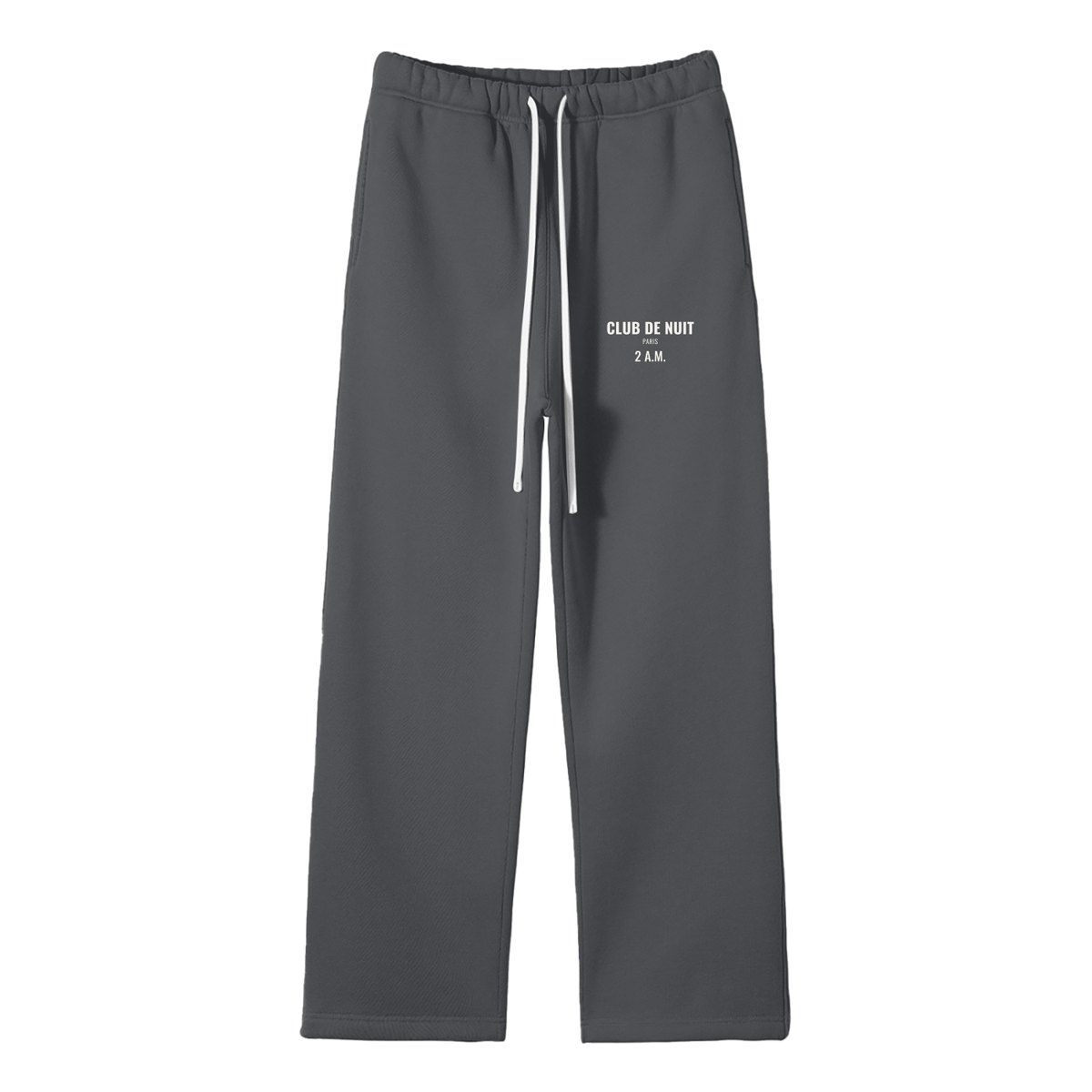 Club de Nuit Fleece Sweatpants – Dark Gray – front