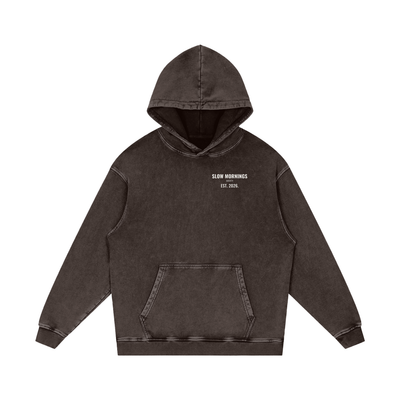 Slow Mornings Snow Wash Hoodie