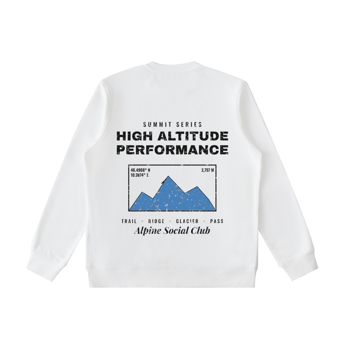 High Altitude Heavyweight Sweatshirt – Beige – back