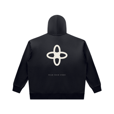 ZELX Knot Sunfade Zip Hoodie