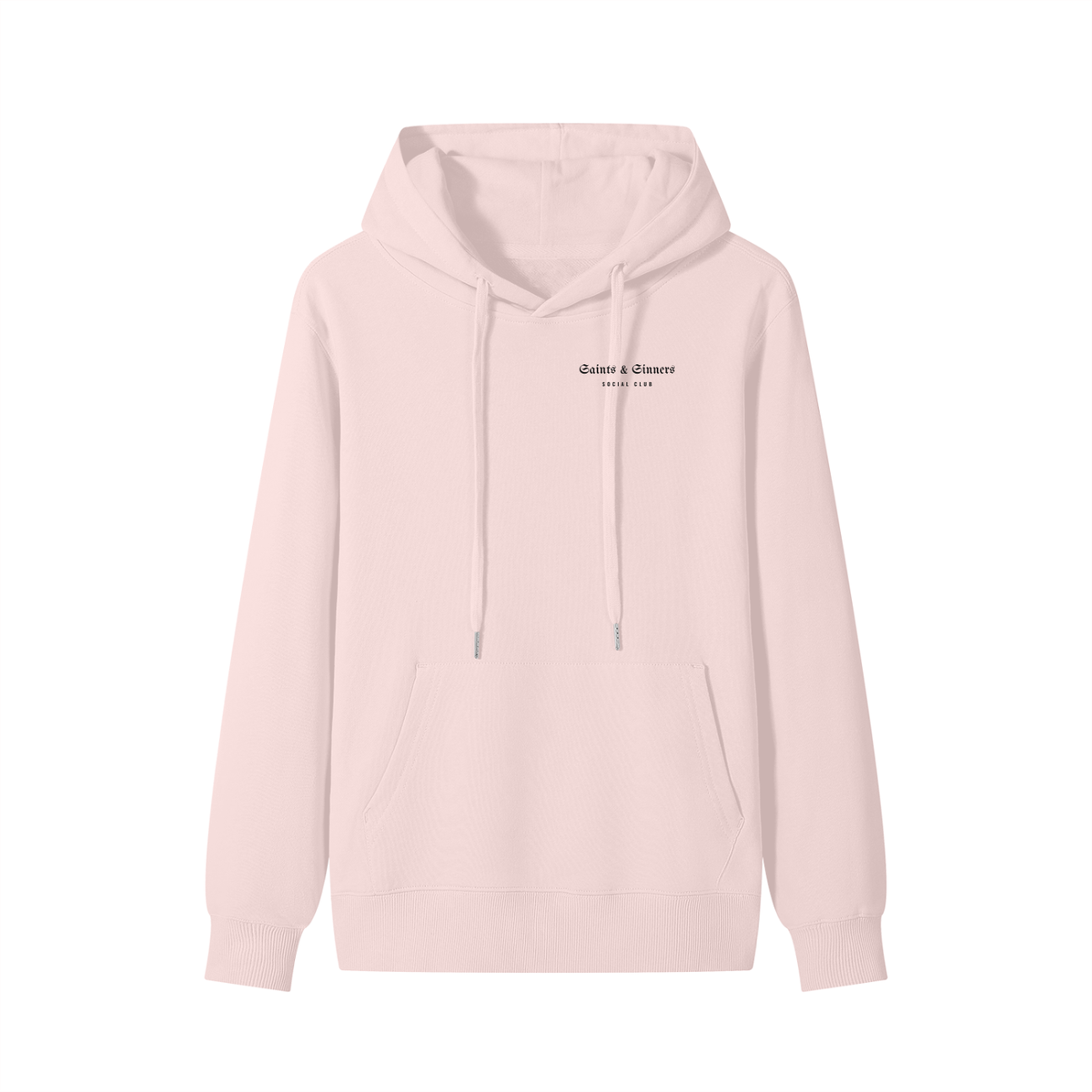 Saints & Sinners Hoodie – Light Pink – front