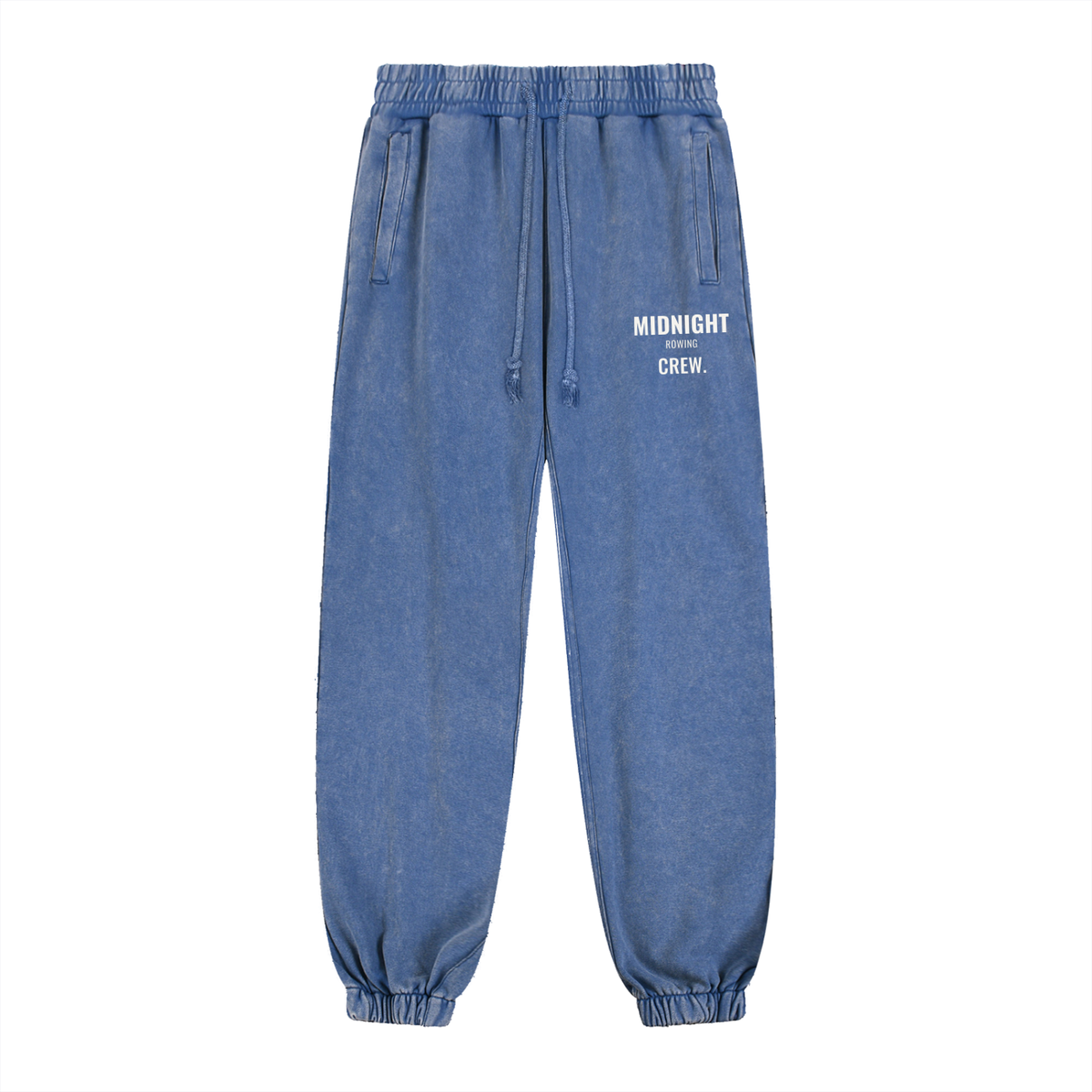 Midnight Rowing Snow Wash Sweatpants – Royal Blue – front