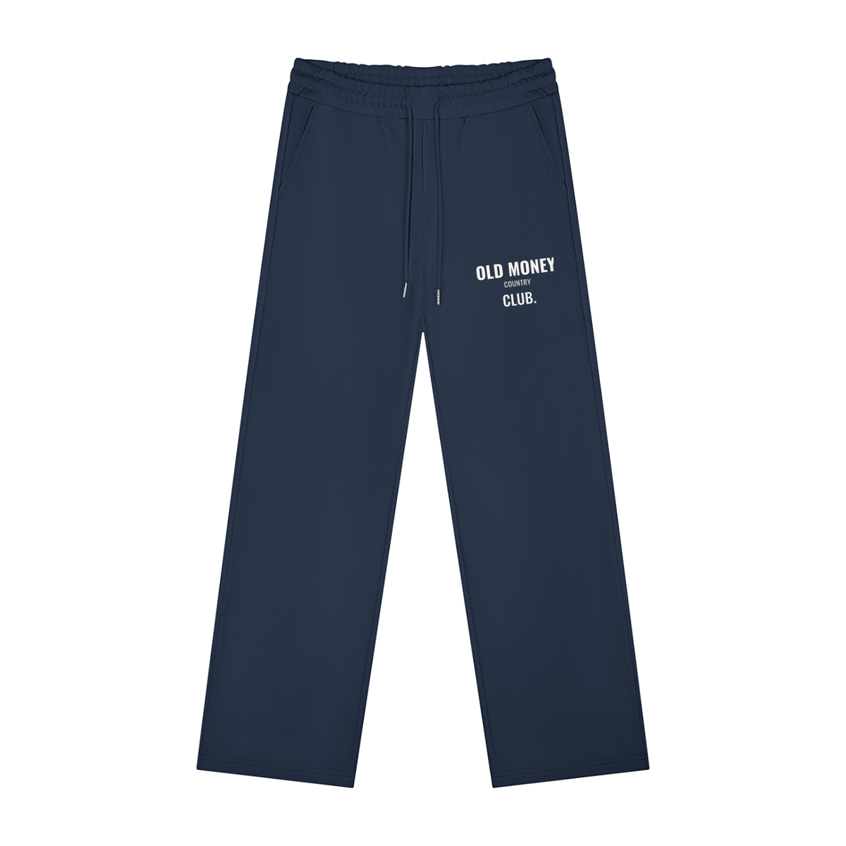 Old Money Heavyweight Sweatpants – Navy Blue – front