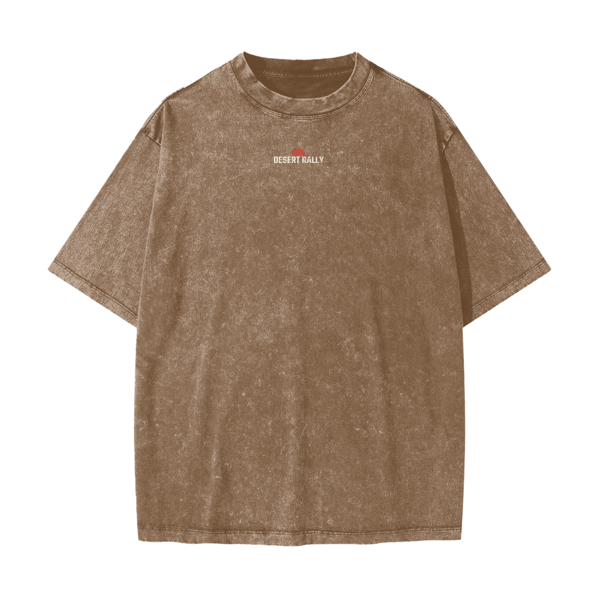 Desert Rally Heavyweight Tee – Coffee – front